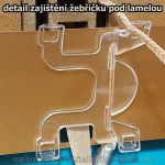 Detail pod první lamelou