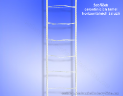 Žebříček lamel žaluzie